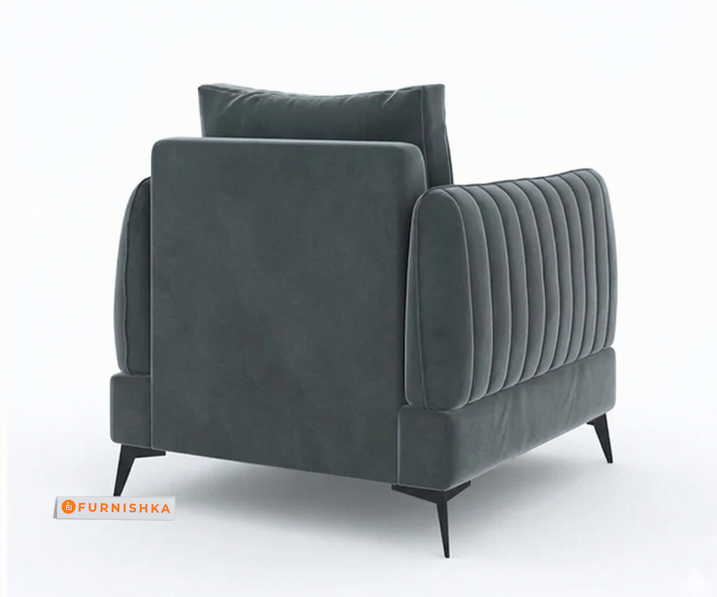 Corbida Sofa 1 Seater Space Grey