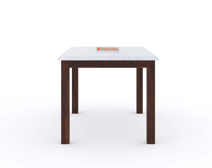 Zhera Indian Marble Top 6 Seater Dining Table