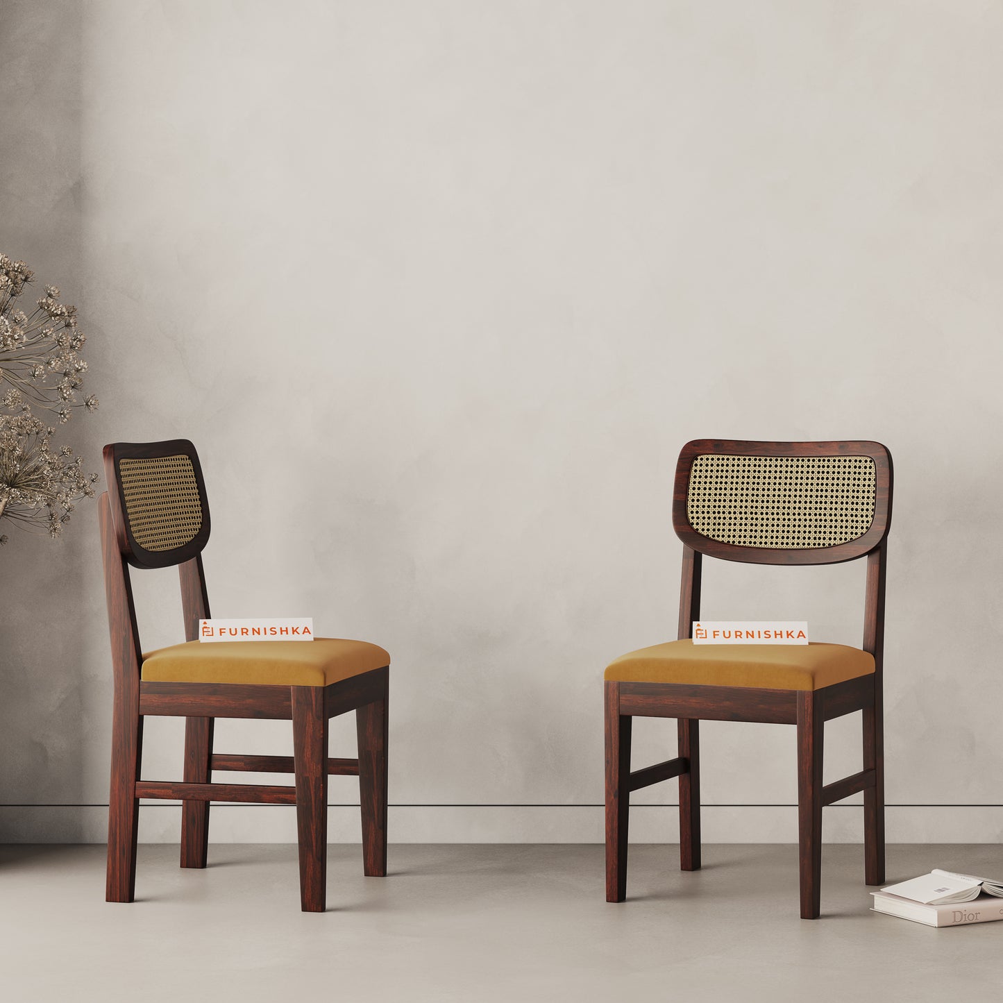 Rhea Cane Sheesham Dining Chair