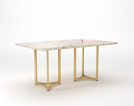 Nexus Dining Table with Australian Onyx Top - 6 Seater