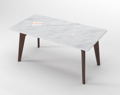 Vedh(Agar) Indian Marble Top 6 Seater Dining Table