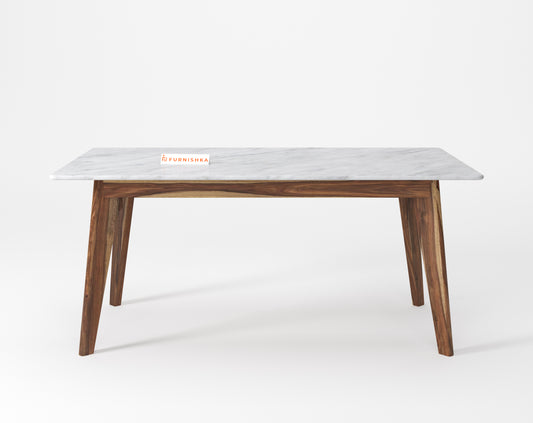 Vedh(Agar) Indian Marble Top 6 Seater Dining Table