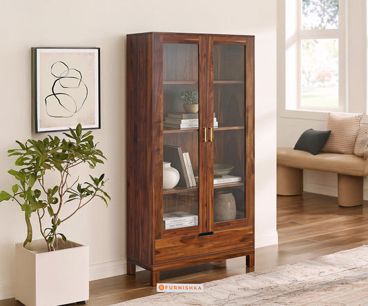 Ivaan Sheesham Wood Bookshelf
