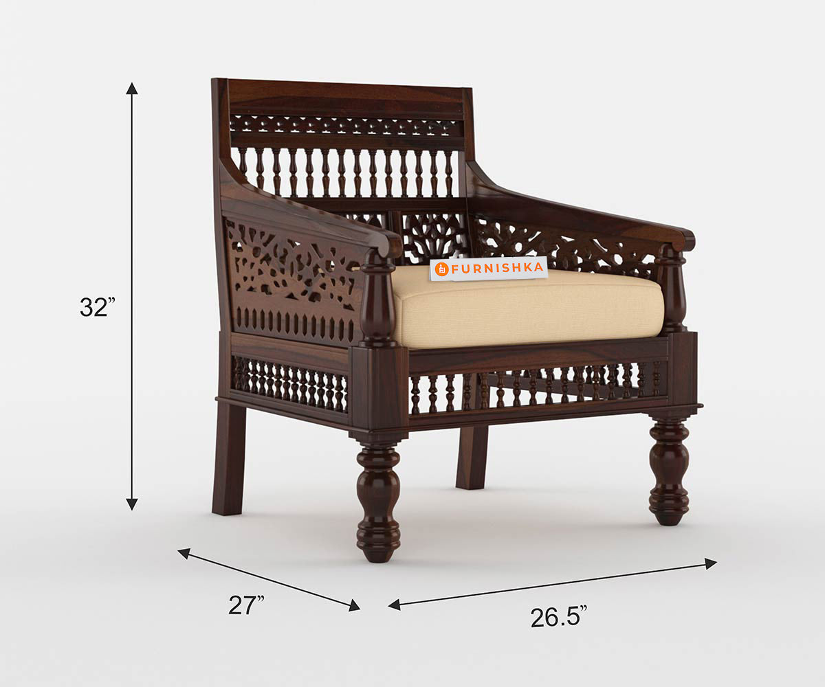 Grace solid Sheesham Wood Sofa Set
