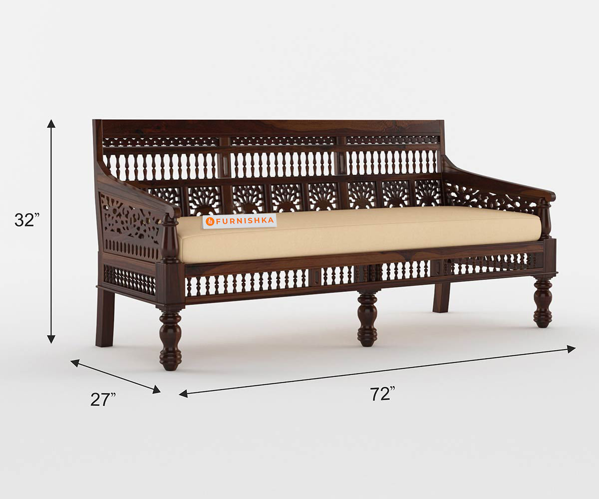 Grace solid Sheesham Wood Sofa Set