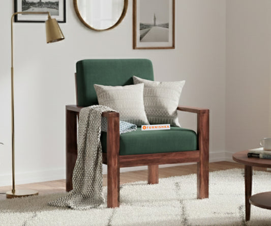 Halle sofa - 1 Seater Pine Green