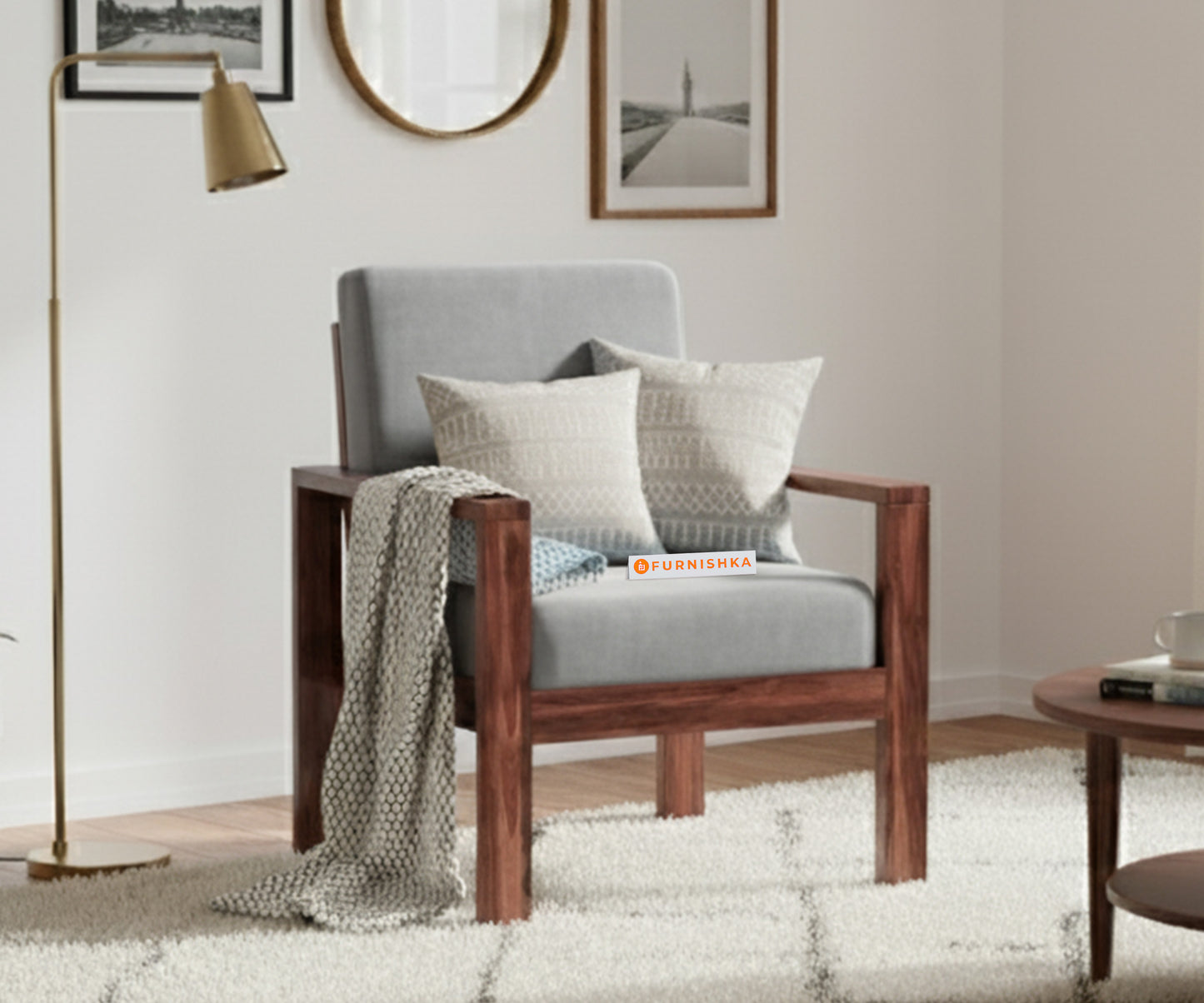 Halle sofa - 1 Seater Space Grey