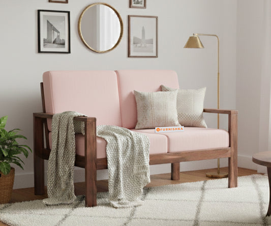 Halle sofa - 2 Seater Flamingo Pink