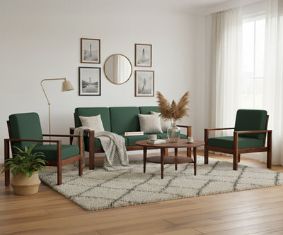Halle sofa - 3+1+1 Sofa Set Pine Green
