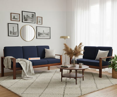 Halle sofa - 3 + 2 Sofa Set Persian Blue