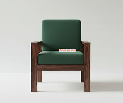 Halle sofa - 1 Seater Pine Green
