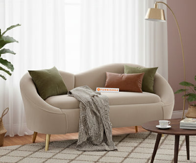 Hana Sofa 2 Seater Light Beige