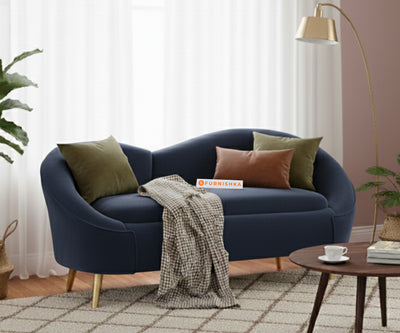 Hana Sofa 2 Seater Persian Blue