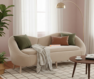 Hana Sofa 3 Seater Light Beige