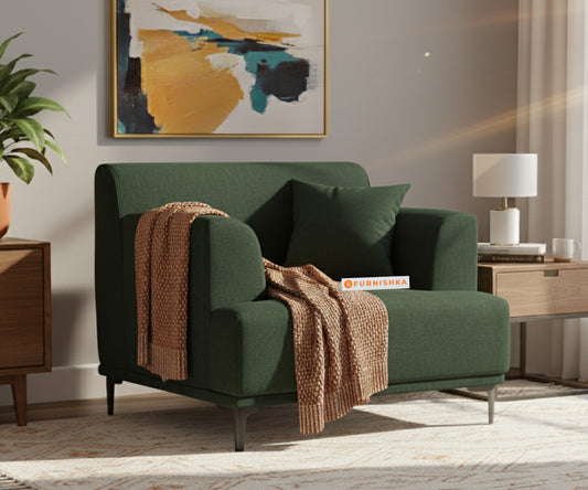 Liam Sofa 1 Seater Pine Green