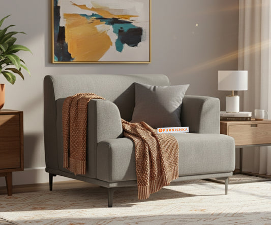 Liam Sofa 1 Seater Space Grey