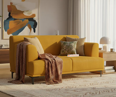 Liam Sofa 2 Seater  Mustard Yellow