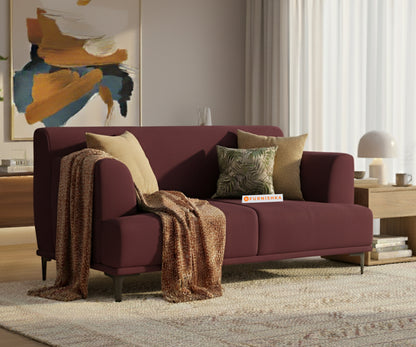 Liam Sofa 2 Seater Red Wine
