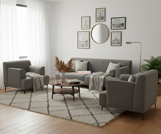 Liam 3+2 Seater Sofa Set - Space Grey