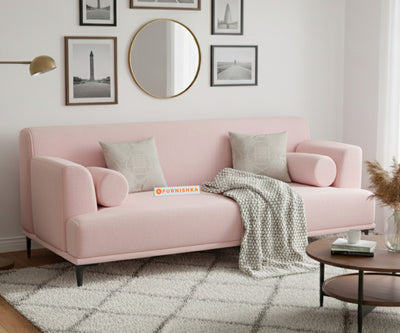 Liam Sofa 3 Seater Flamingo Pink
