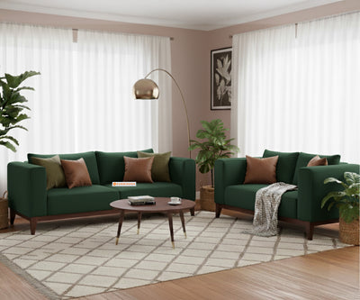 Linda 3+2 Seater Sofa Set Pine Green