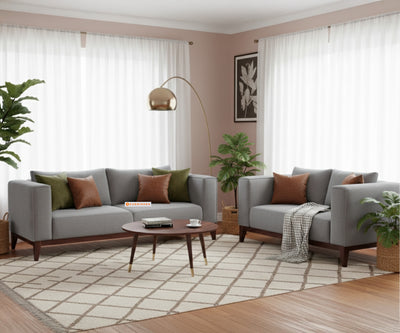Linda 3+2 Seater Sofa Set Space Grey