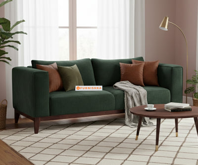 Linda Sofa 3 Seater Pine Green