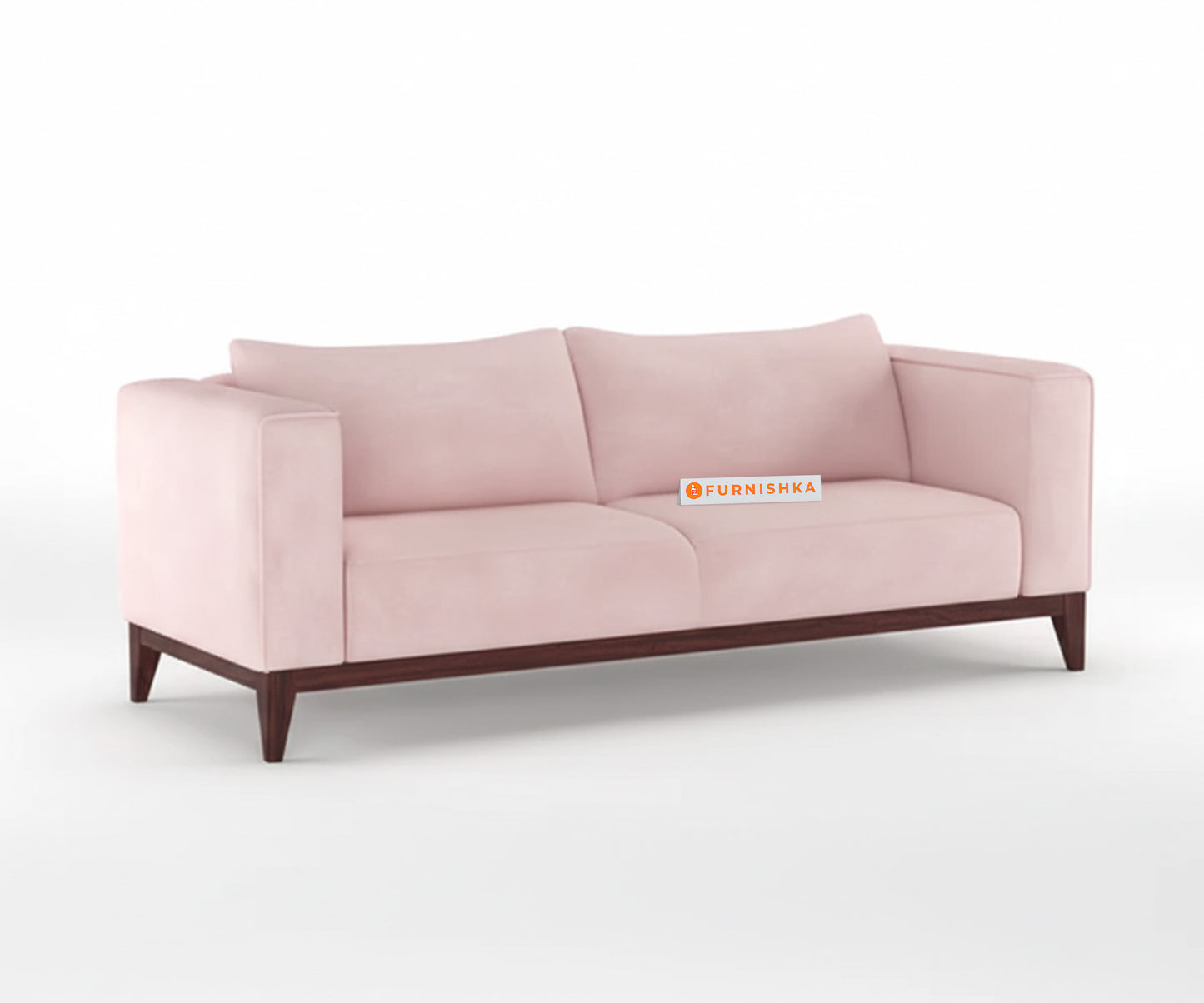 Linda Sofa 3 Seater Flamingo Pink