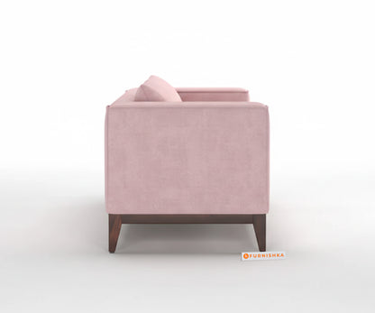 Linda Sofa 3 Seater Flamingo Pink