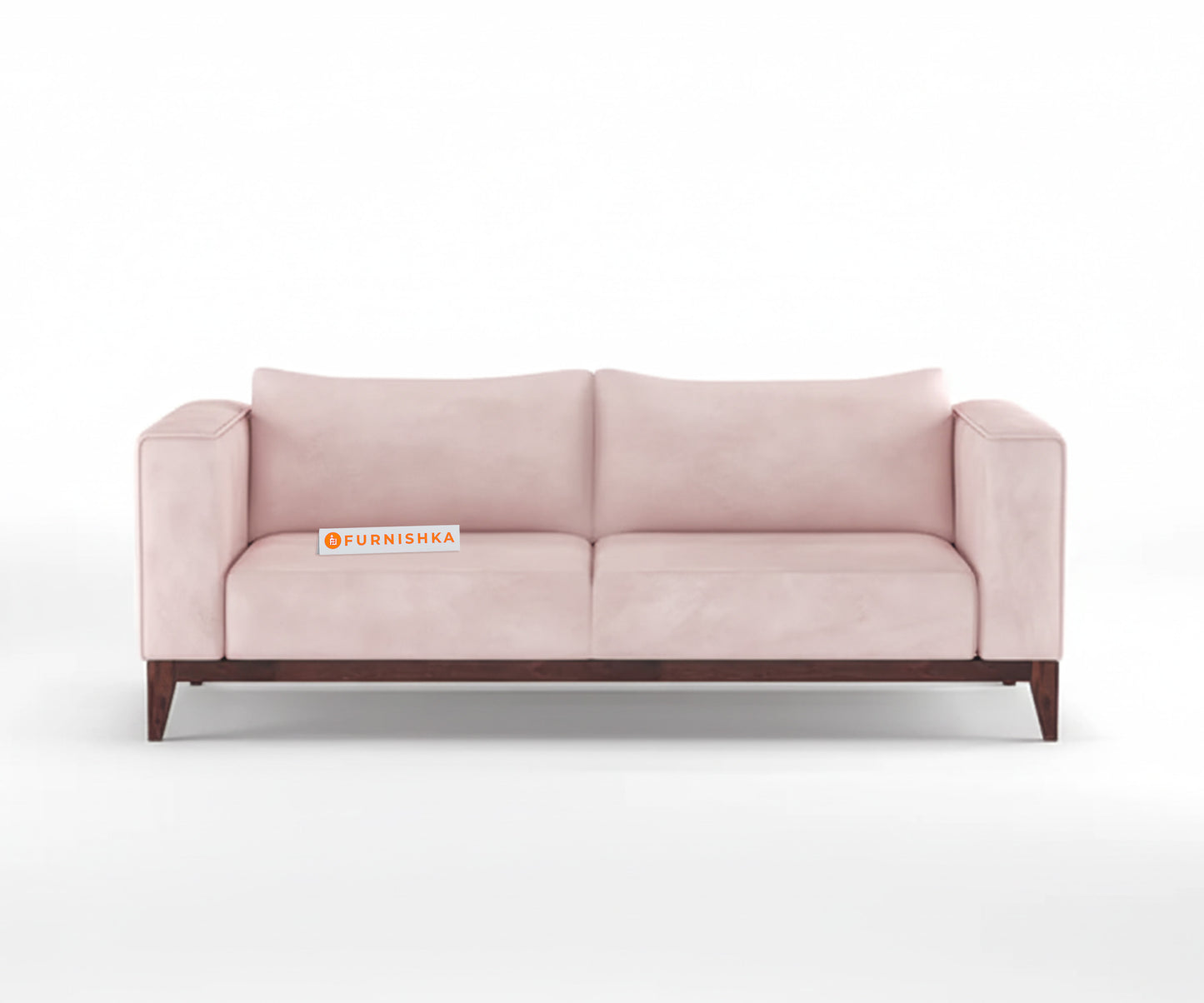 Linda Sofa 3 Seater Flamingo Pink