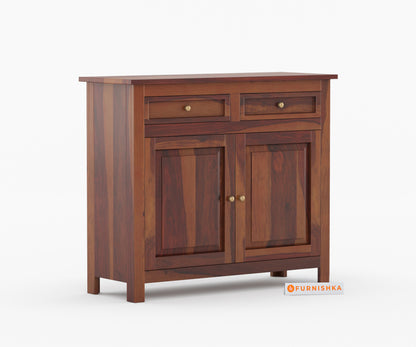 Louise Sheesham Wood Two Door Chest of Drawer