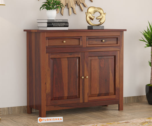 Louise Sheesham Wood Two Door Chest of Drawer