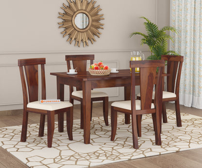 Bethany 4 Seater Dining Set with Cushion Chairs