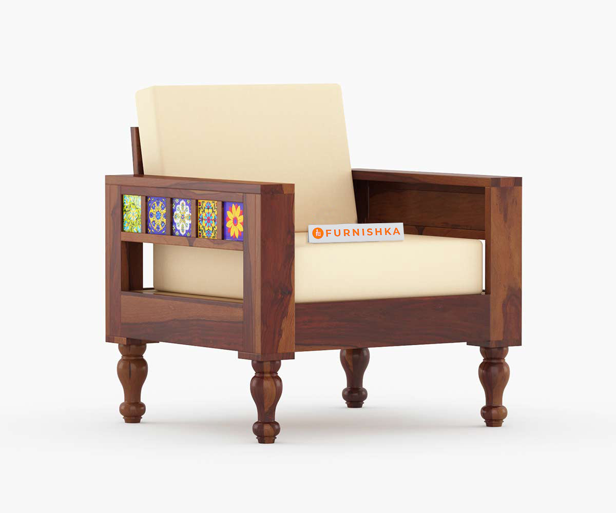 Neo solid Sheesham Wood Sofa Set
