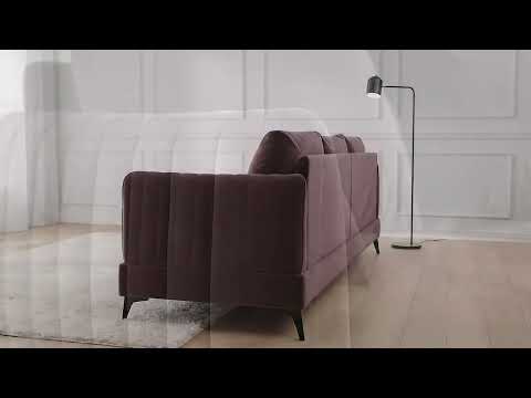 Corbida Sofa 3 Seater Space Grey