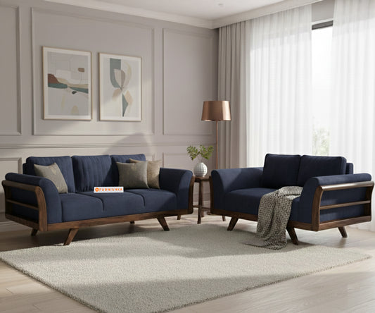 Sahara 3+2 Seater Sofa Set  Persian Blue