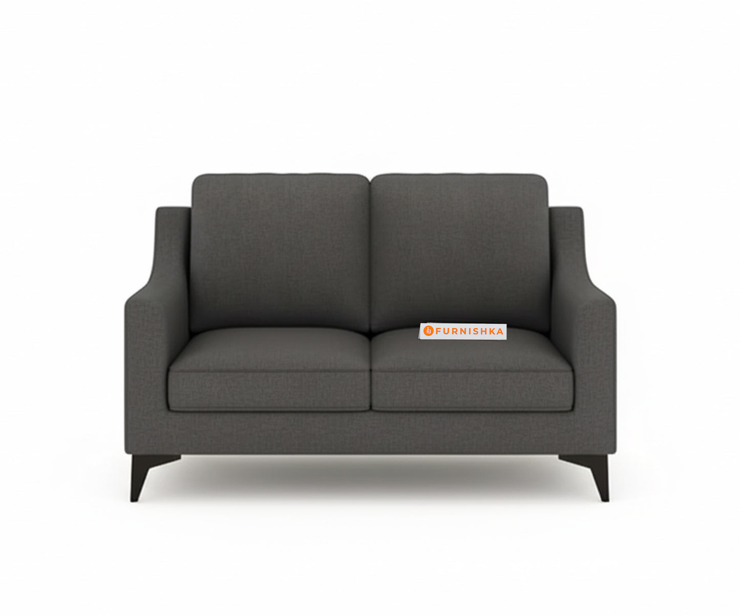 Arrasso 2 seater Sofa Trout - Space Grey