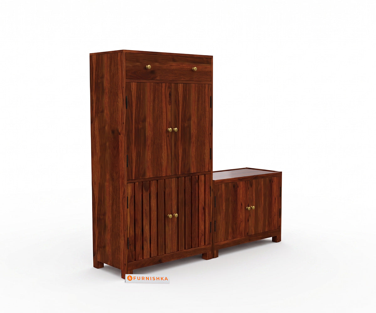 Kelso Sheesham Wood Shoe Rack