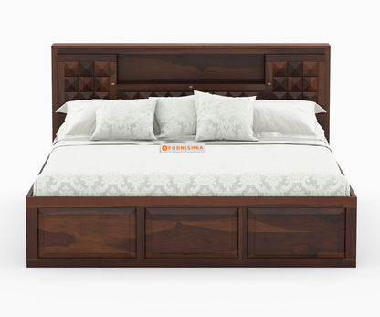 Maverick Sheesham wood With Non Storage Bed - King Size
