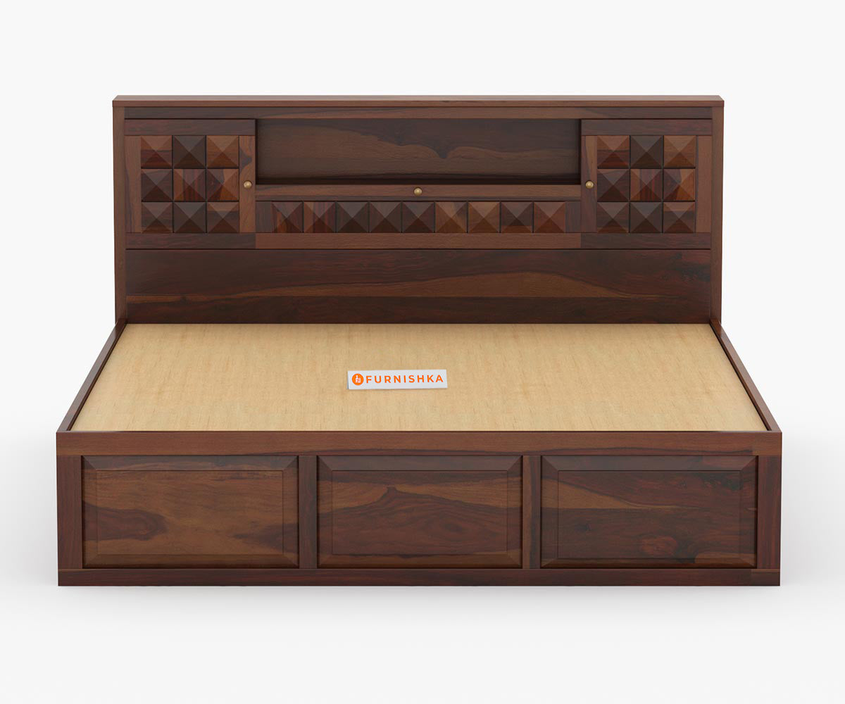 Maverick Sheesham wood With Non Storage Bed - King Size