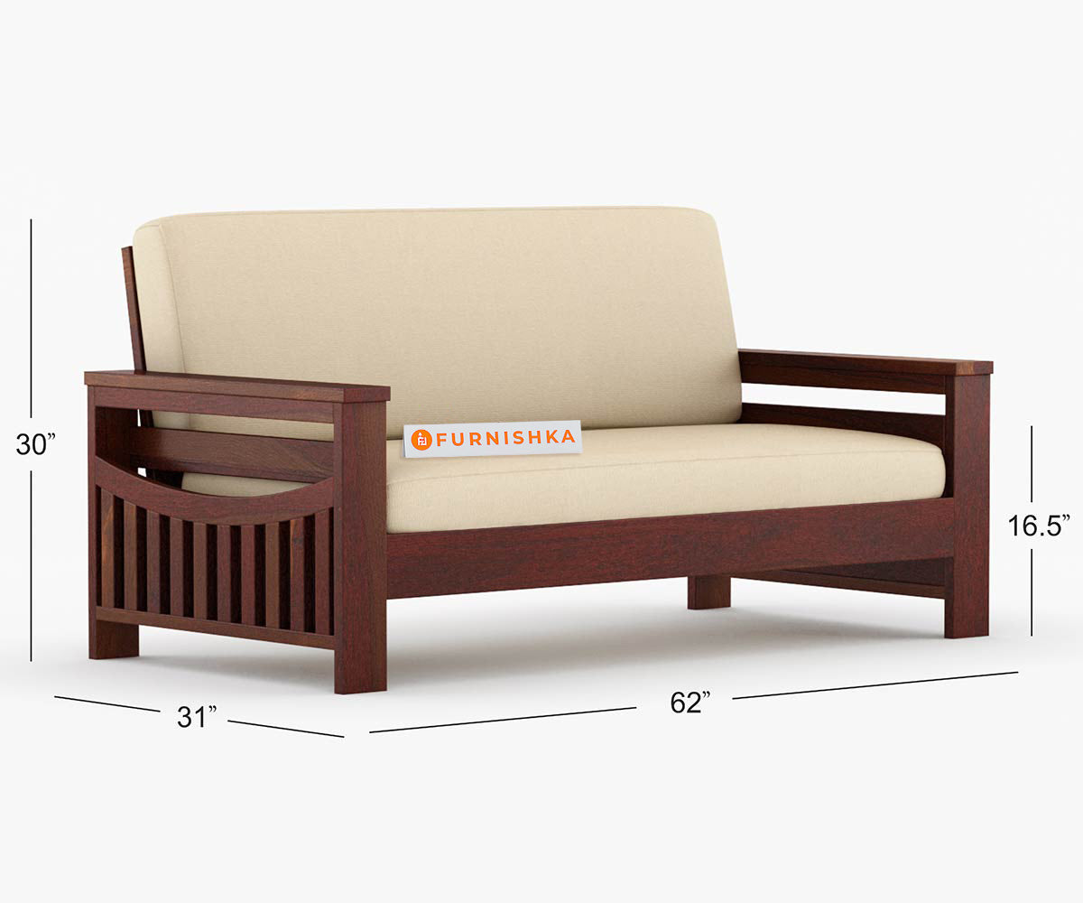 Sereta solid Sheesham Wood Sofa Set